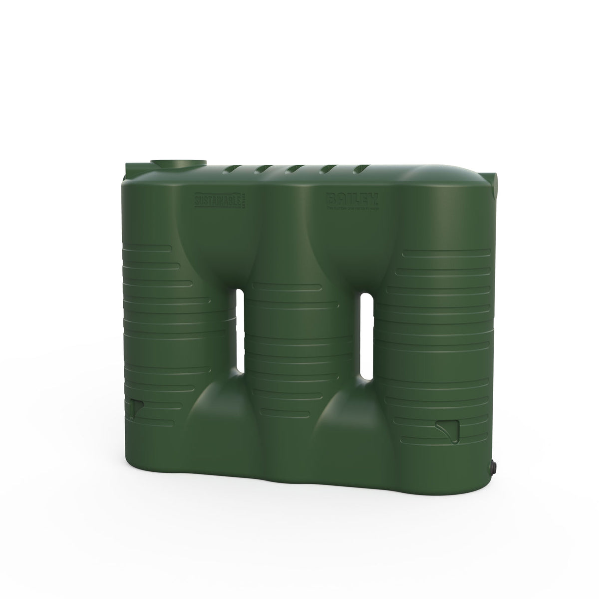 Heritage Green 2000L Slimline Water Tank