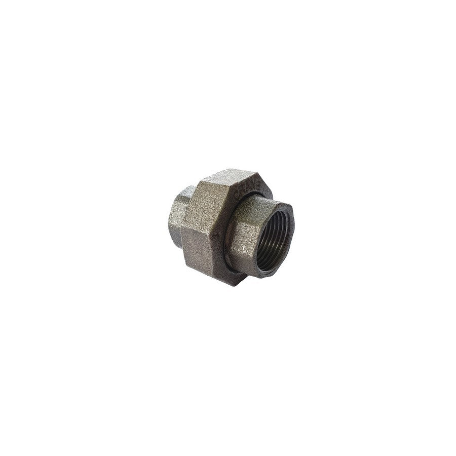 Black carbon steel mac union fitting