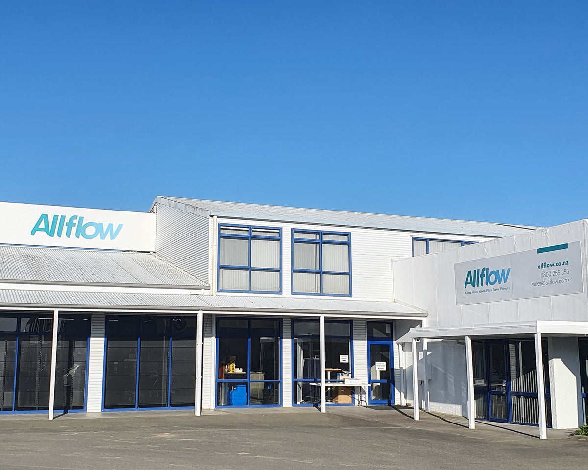 Outside of Allflow shop