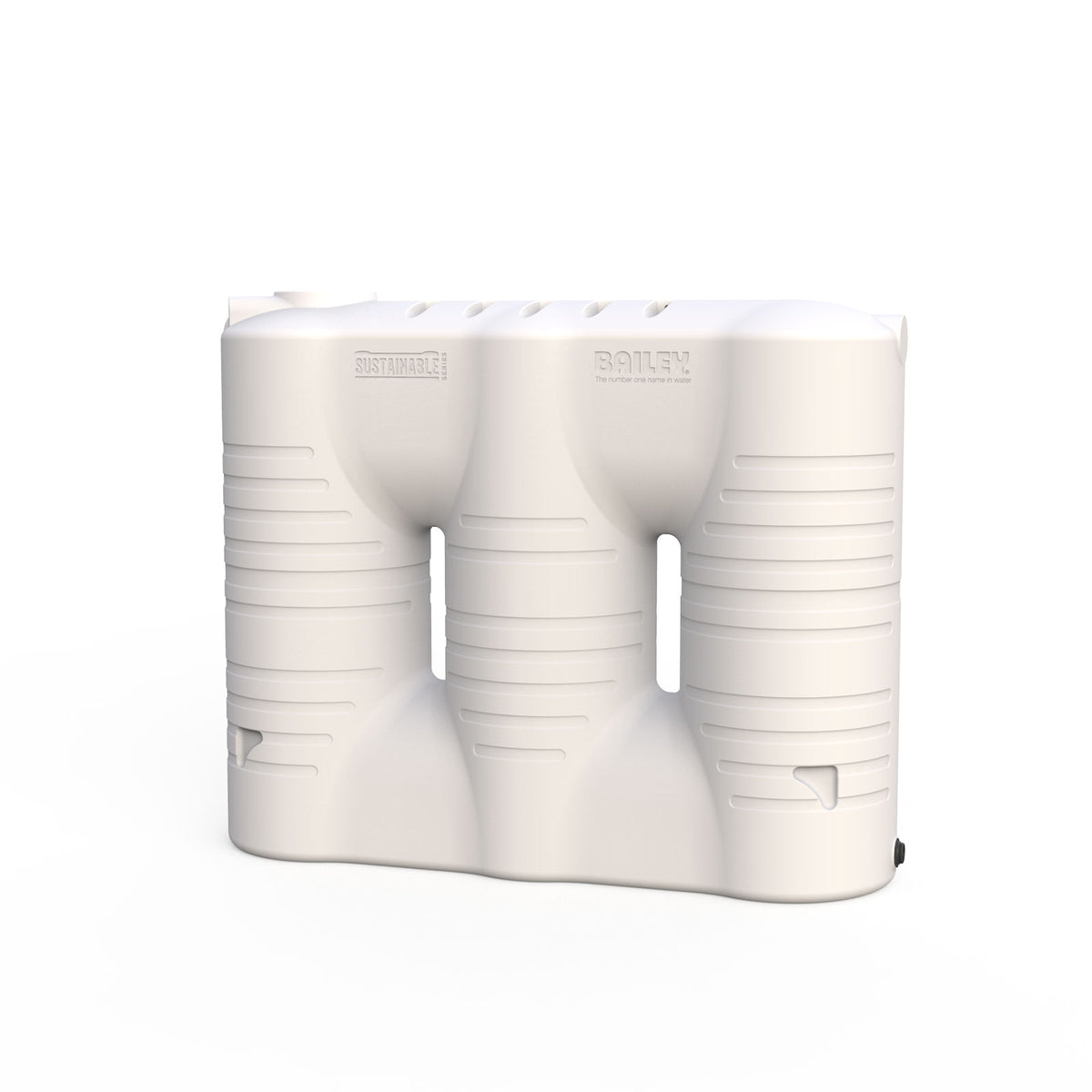 White 2000L Slimline Water Tank