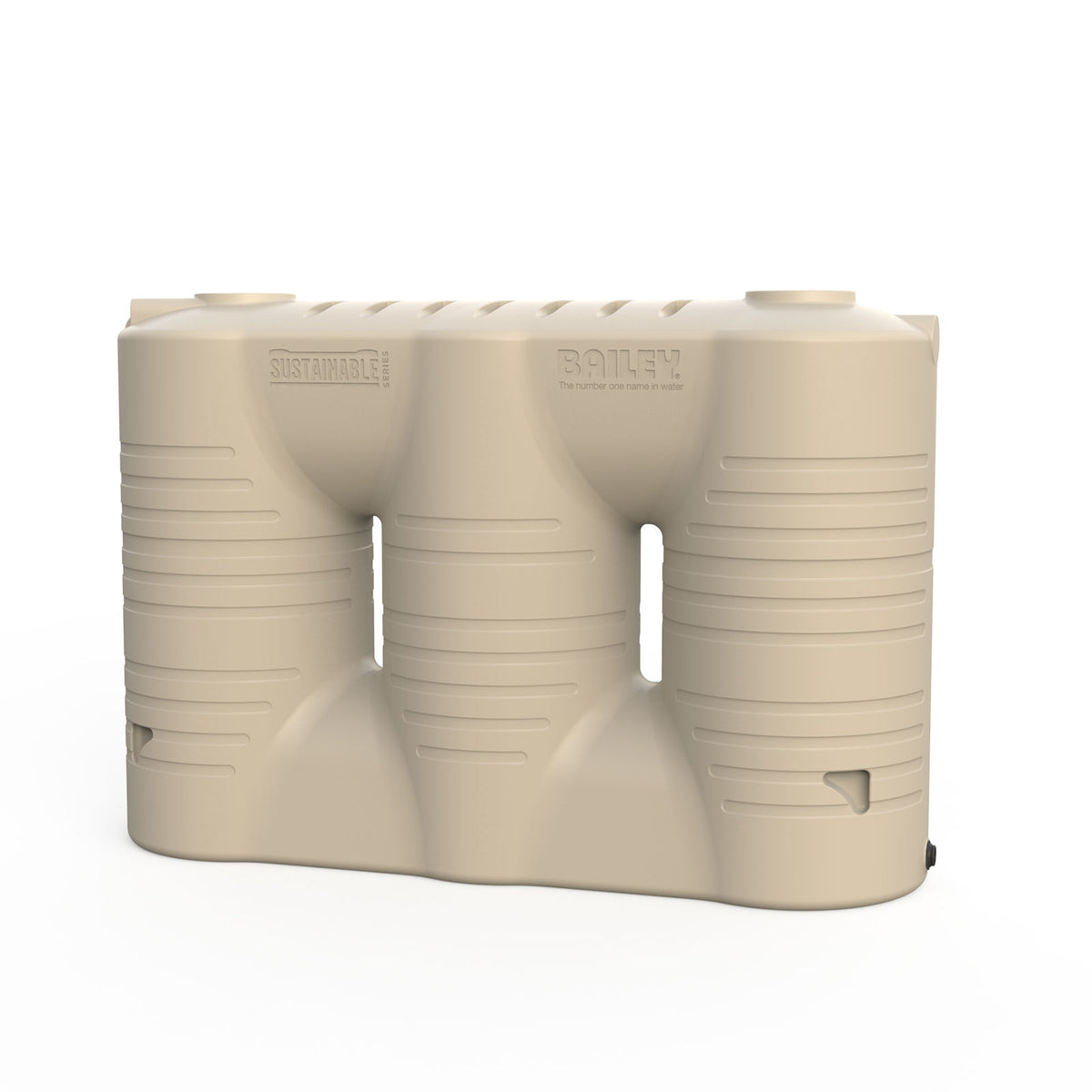 Beige 3000L Slimline Water Tank